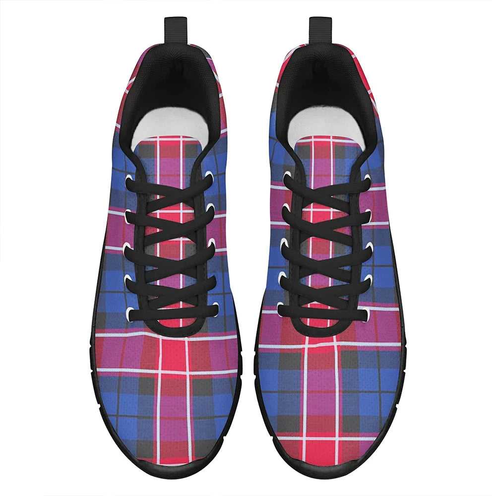 Graham of Menteith Red Tartan Plaid Sneakers