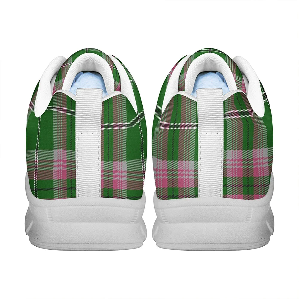 Gray Hunting Tartan Plaid Sneakers