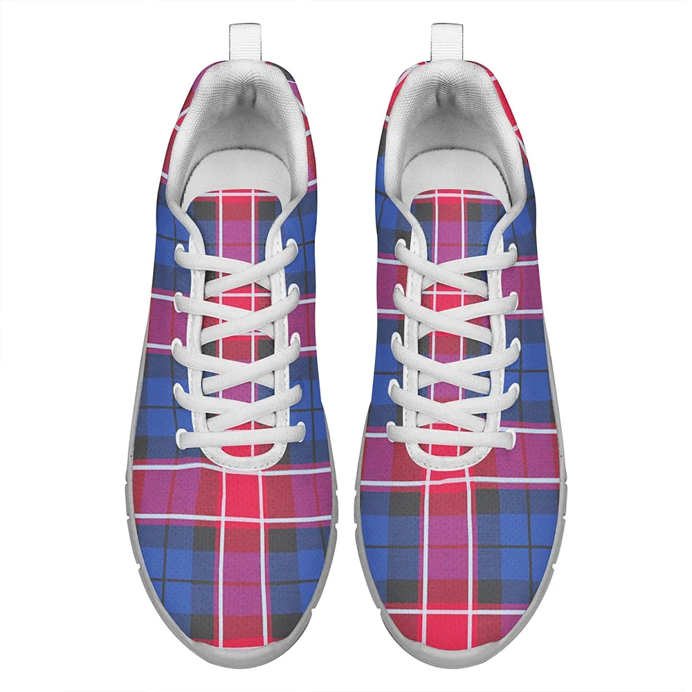 Graham of Menteith Red Tartan Plaid Sneakers