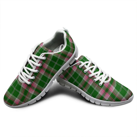 Gray Hunting Tartan Plaid Sneakers