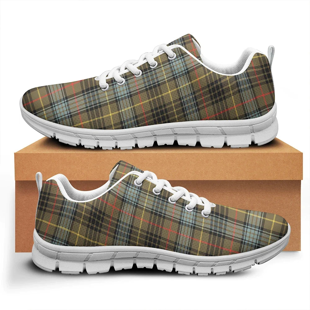 Stewart Hunting Weathered Tartan Plaid Sneakers