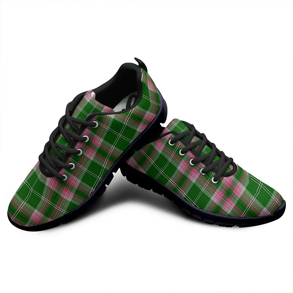 Gray Hunting Tartan Plaid Sneakers