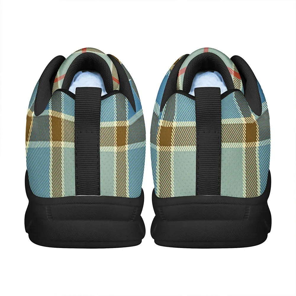 Balfour Blue Tartan Plaid Sneakers