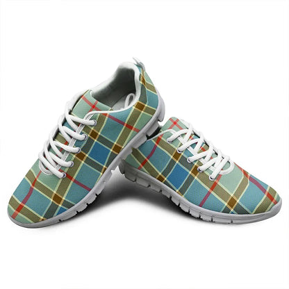 Balfour Blue Tartan Plaid Sneakers