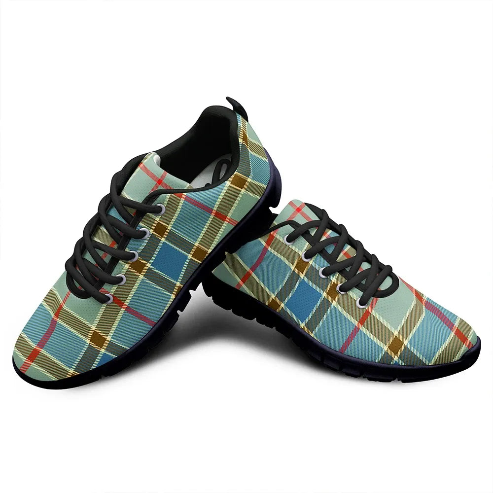 Balfour Blue Tartan Plaid Sneakers