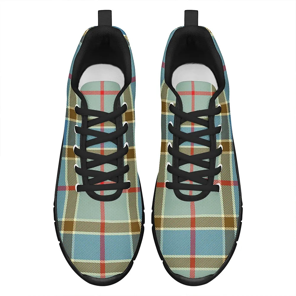 Balfour Blue Tartan Plaid Sneakers