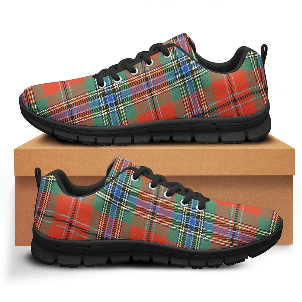 MacLean of Duart Ancient Tartan Plaid Sneakers