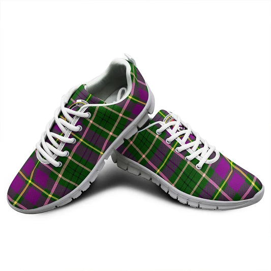 Tailyour Weathered Tartan Crest Sneakers