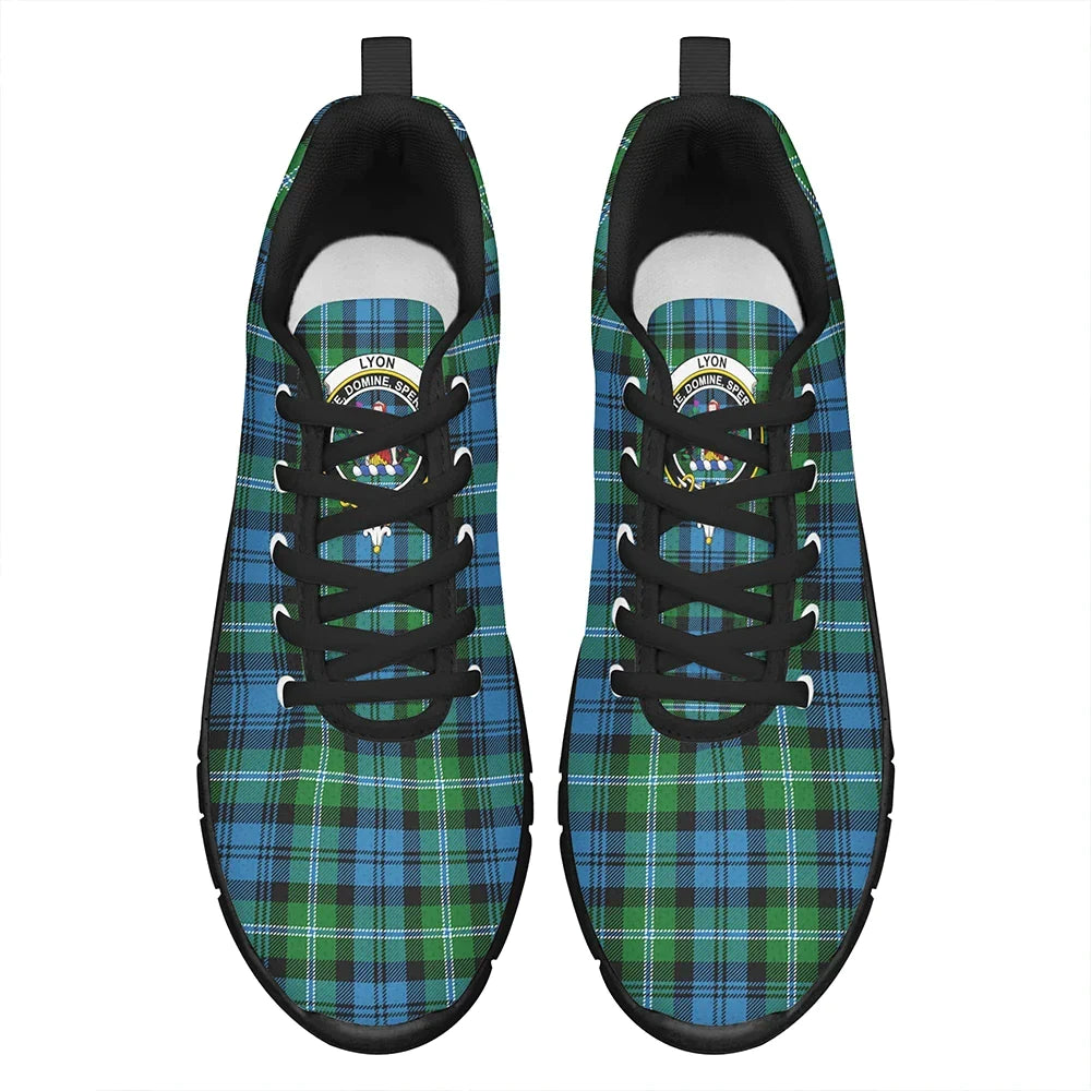 Lyon Clan Tartan Crest Sneakers