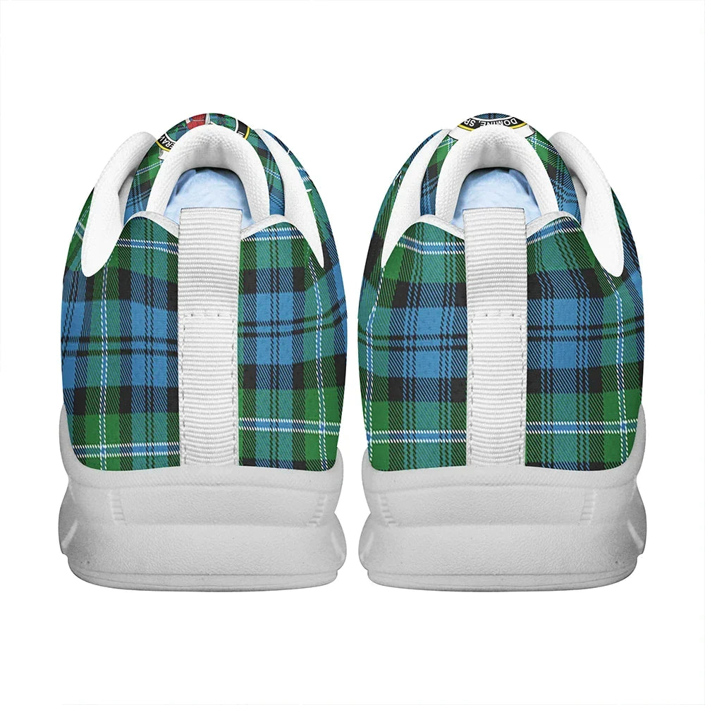 Lyon Clan Tartan Crest Sneakers