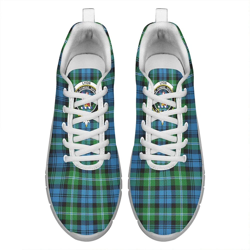 Lyon Clan Tartan Crest Sneakers