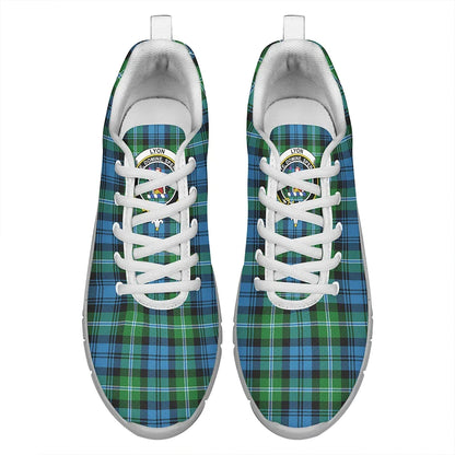 Lyon Clan Tartan Crest Sneakers