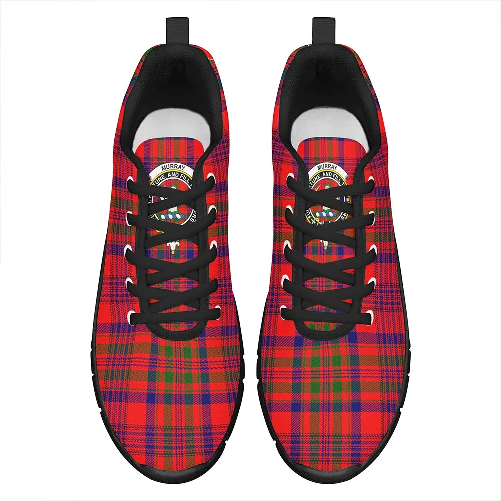 Murray of Tulloch Modern Tartan Crest Sneakers