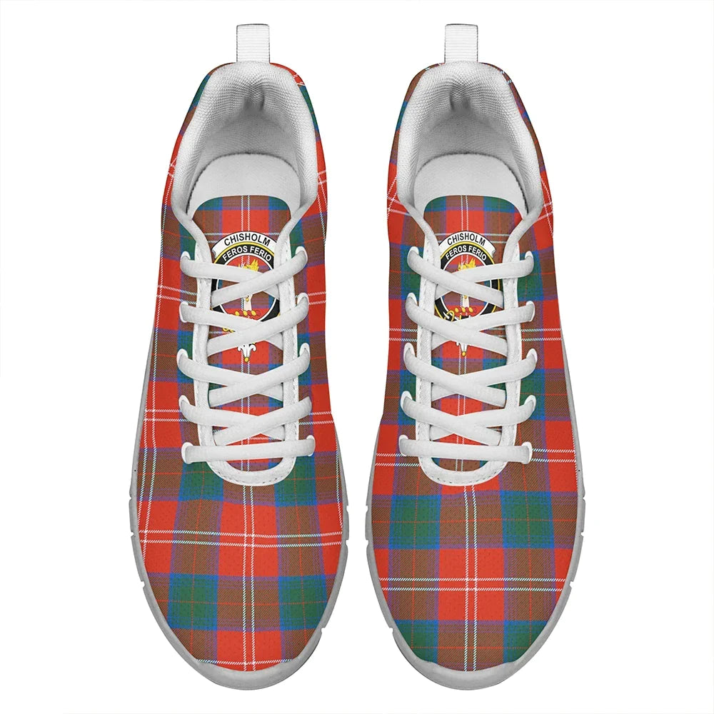 Chisholm Ancient Tartan Crest Sneakers