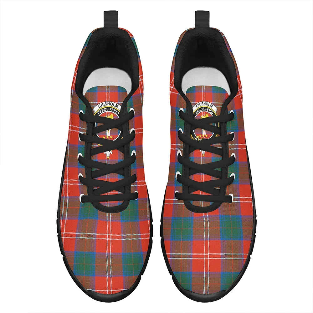 Chisholm Ancient Tartan Crest Sneakers