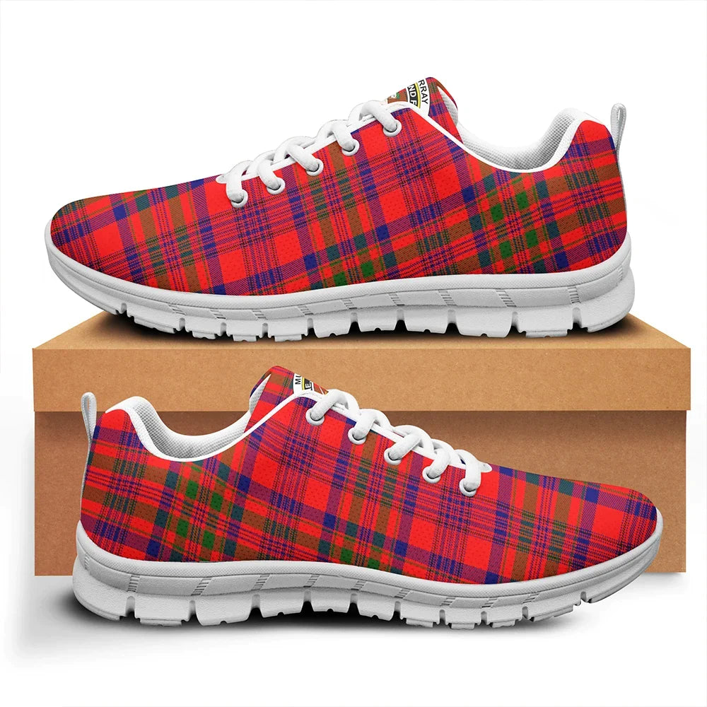 Murray of Tulloch Modern Tartan Crest Sneakers