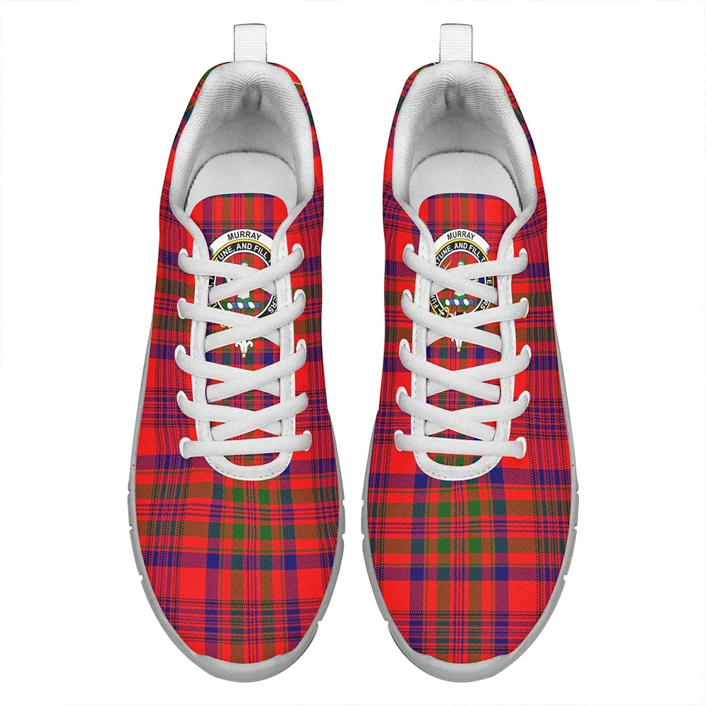 Murray of Tulloch Modern Tartan Crest Sneakers