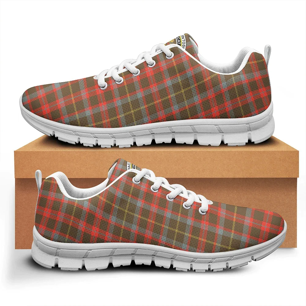 MacKintosh Hunting Weathered Tartan Crest Sneakers