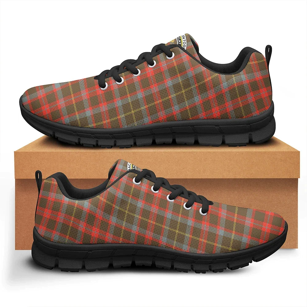 MacKintosh Hunting Weathered Tartan Crest Sneakers