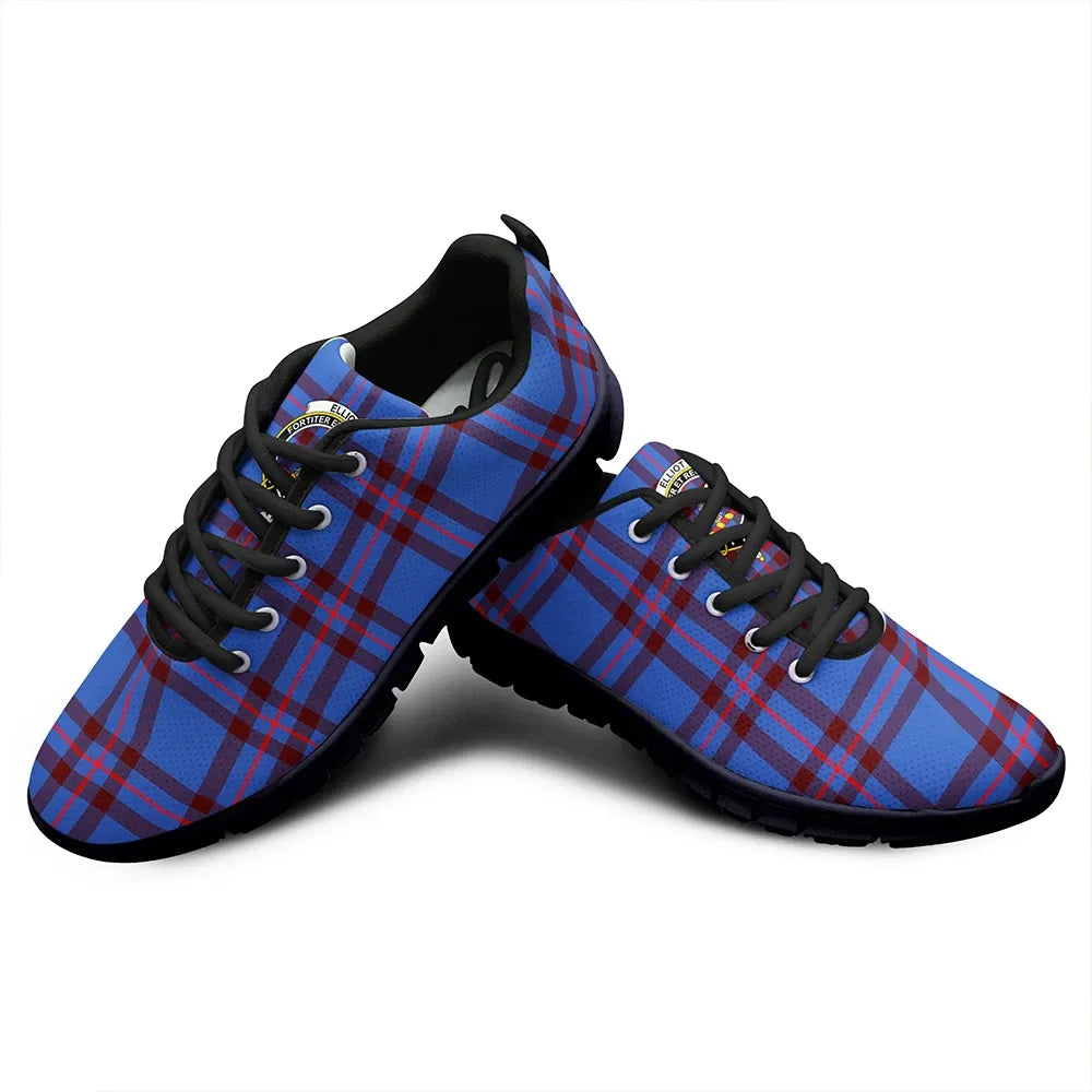 Elliot Modern Tartan Crest Sneakers