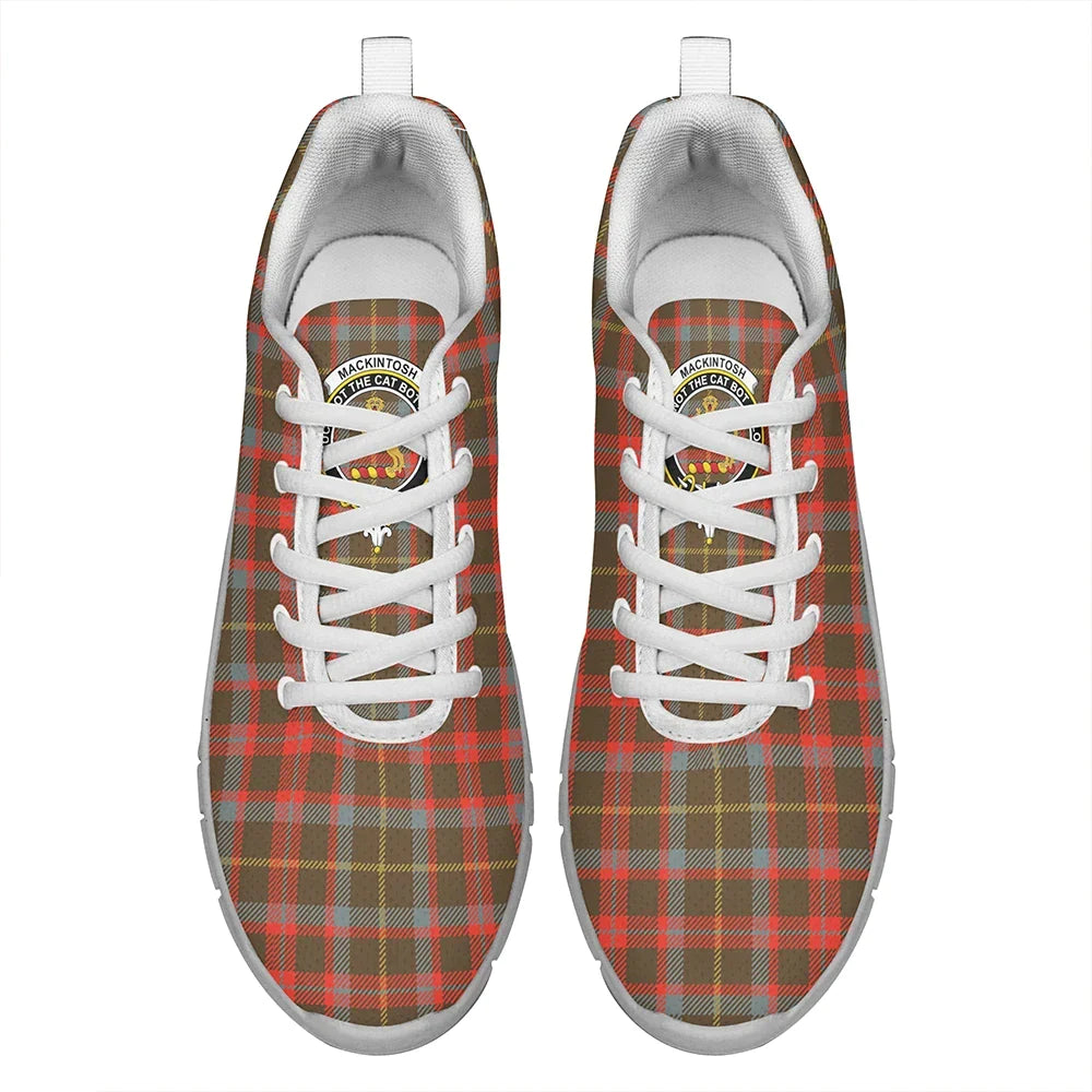 MacKintosh Hunting Weathered Tartan Crest Sneakers