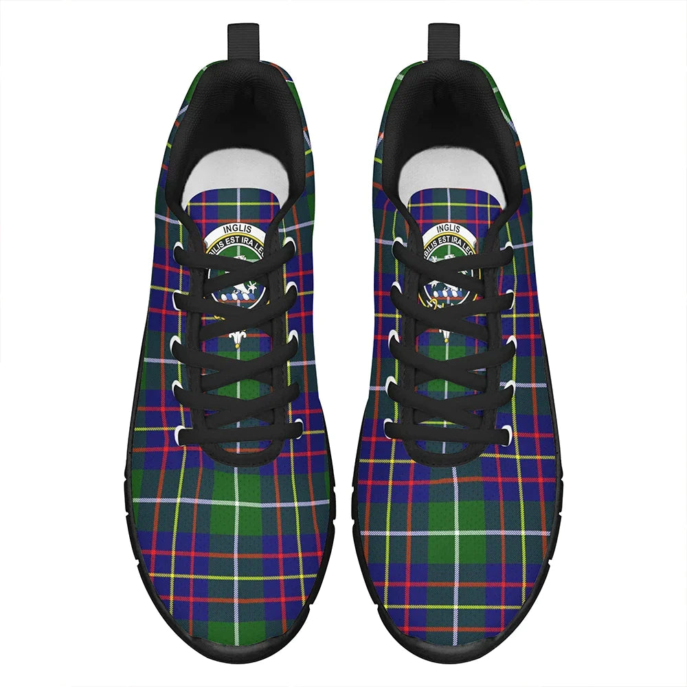 Inglis Modern Tartan Crest Sneakers