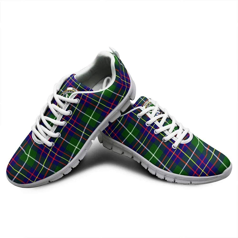 Inglis Modern Tartan Crest Sneakers