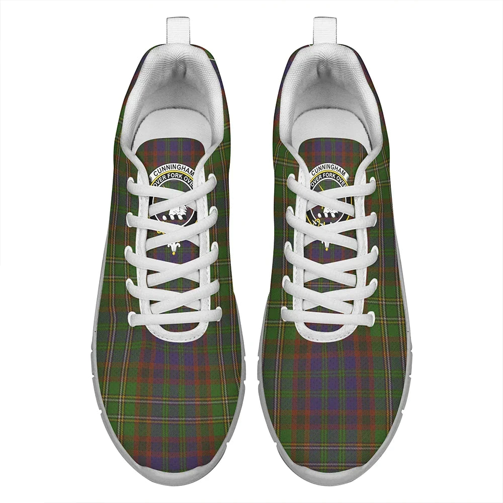 Cunningham Hunting Modern Tartan Crest Sneakers