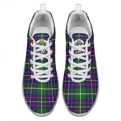 Inglis Modern Tartan Crest Sneakers