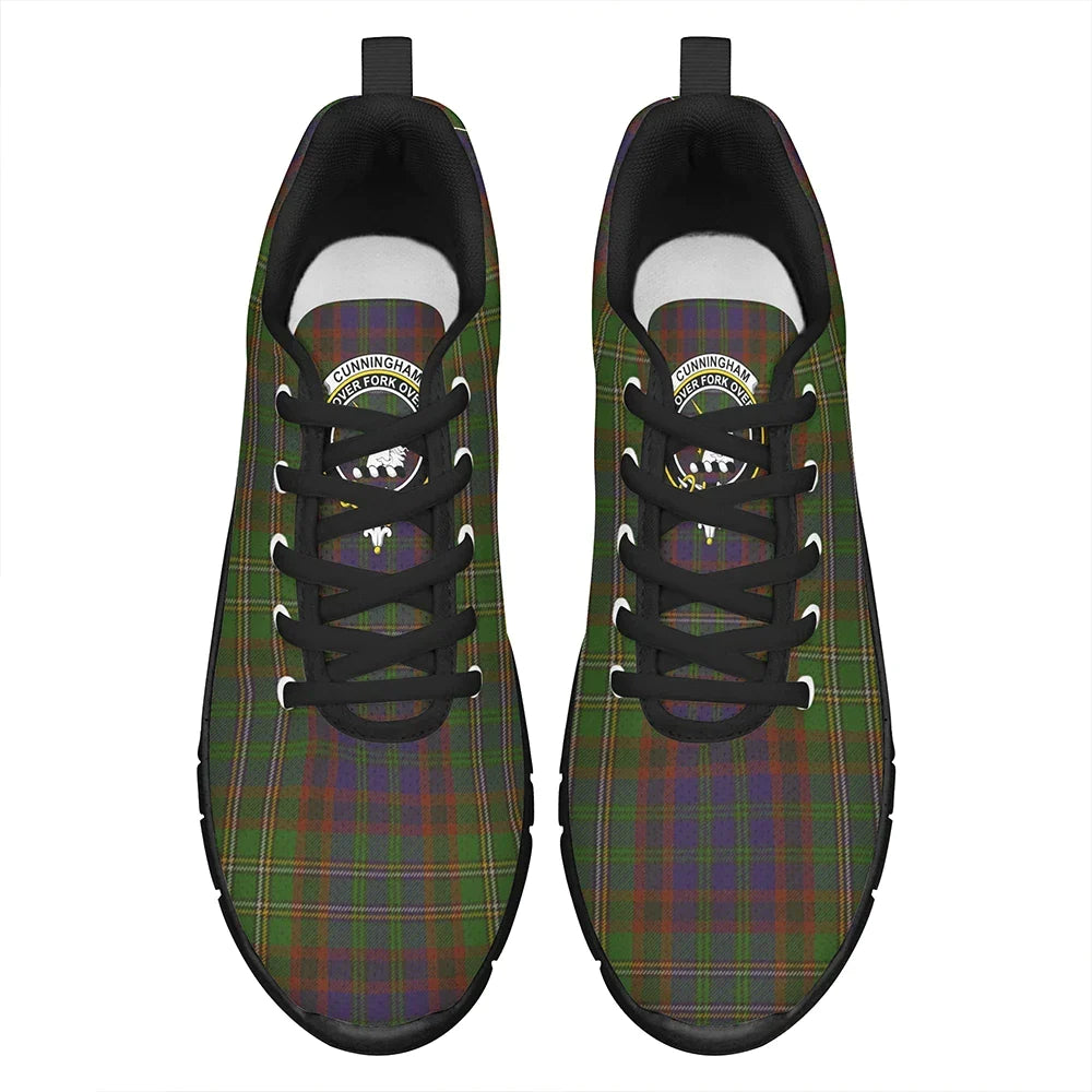 Cunningham Hunting Modern Tartan Crest Sneakers