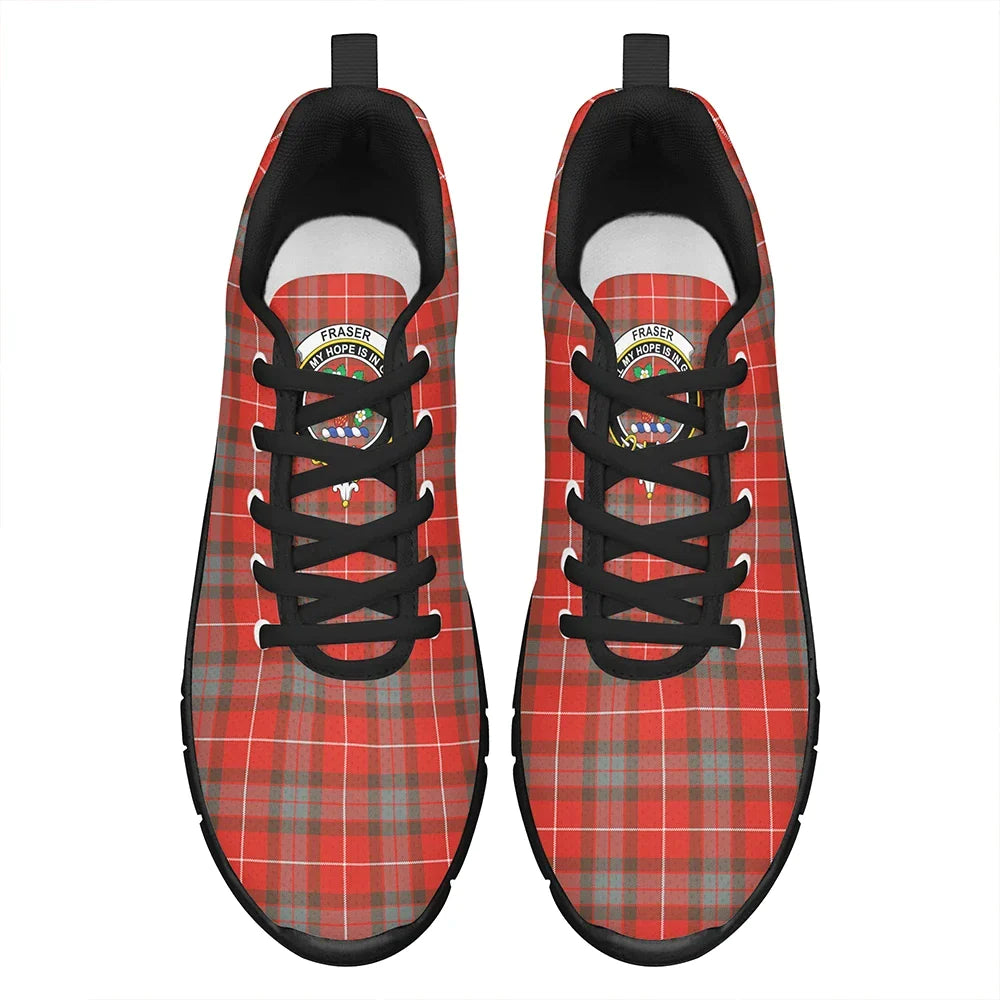 Fraser Weathered Tartan Crest Sneakers