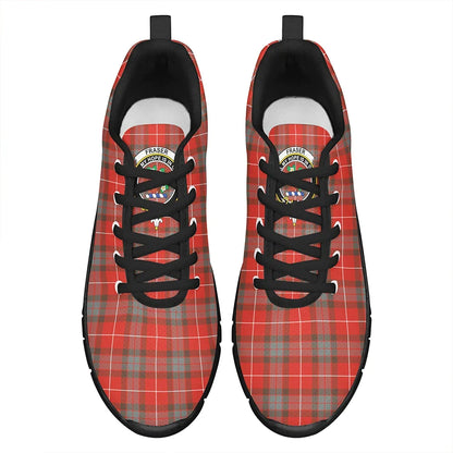 Fraser Weathered Tartan Crest Sneakers