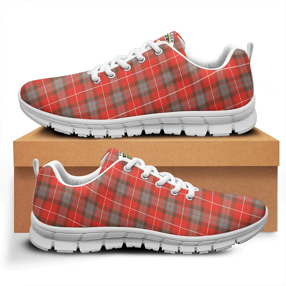 Fraser Weathered Tartan Crest Sneakers