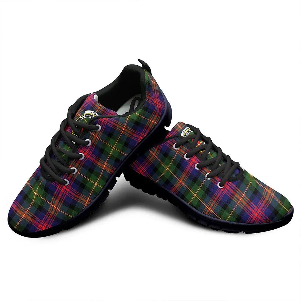 Logan Modern Tartan Crest Sneakers