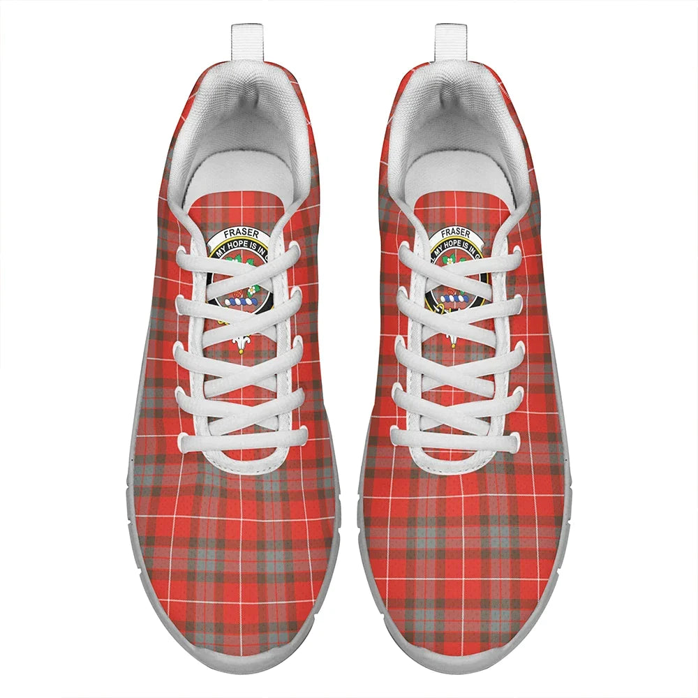 Fraser Weathered Tartan Crest Sneakers