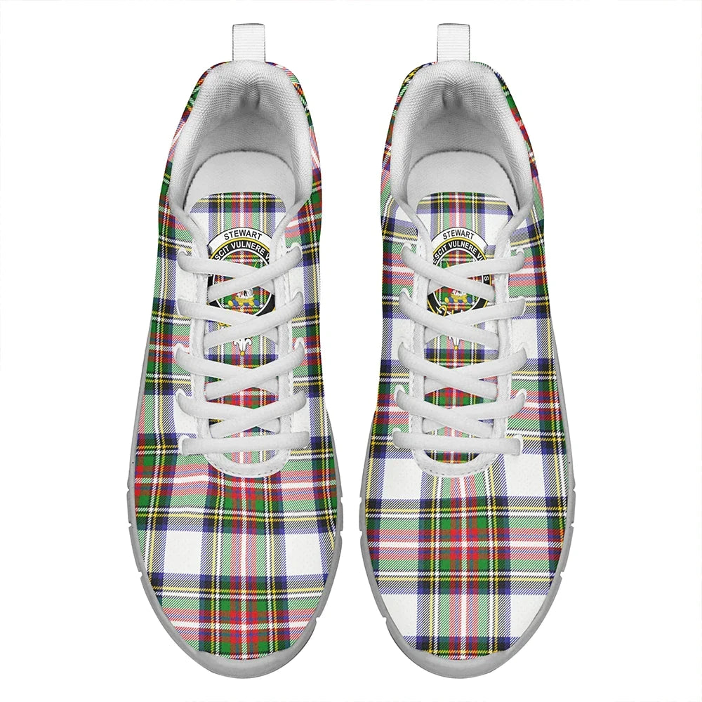 Stewart Dress Modern Tartan Crest Sneakers