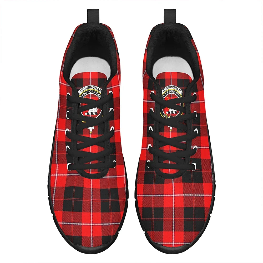 Cunningham Modern Tartan Crest Sneakers