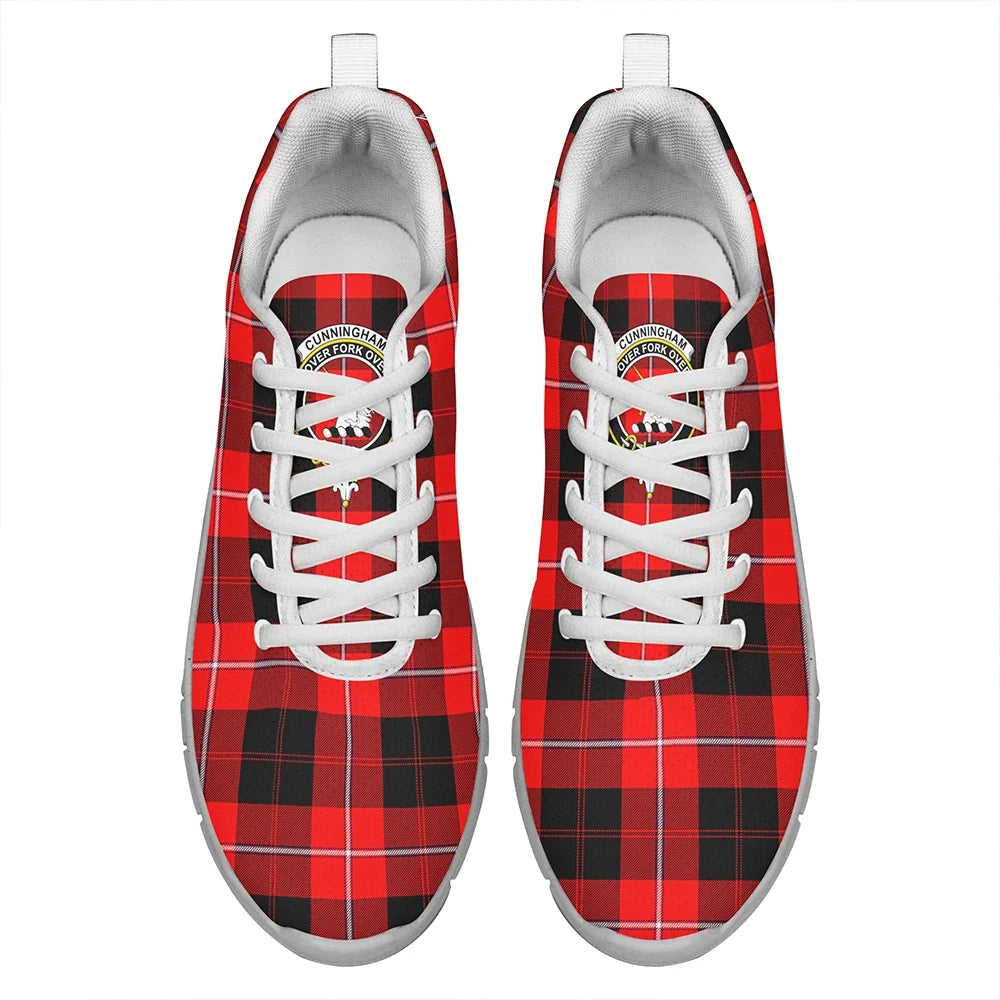 Cunningham Modern Tartan Crest Sneakers