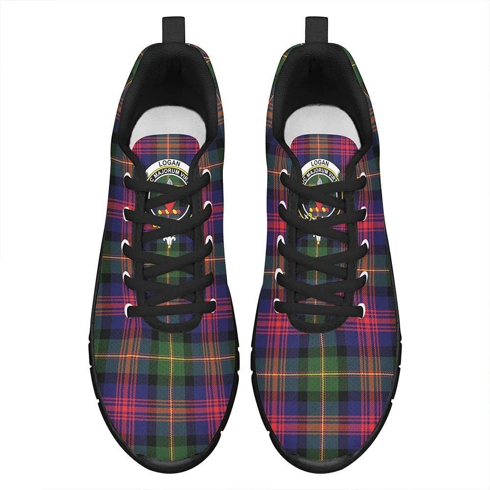 Logan Modern Tartan Crest Sneakers