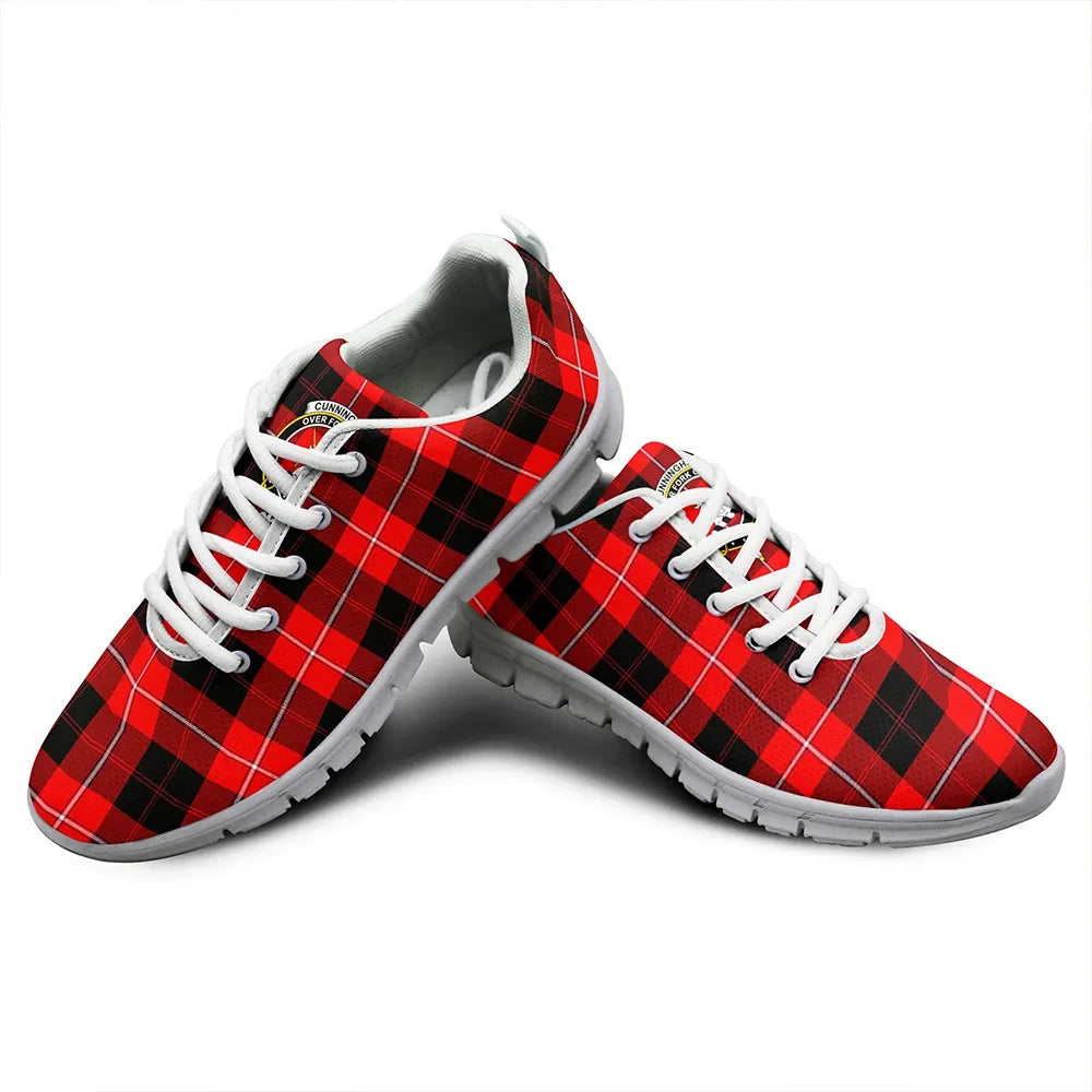 Cunningham Modern Tartan Crest Sneakers