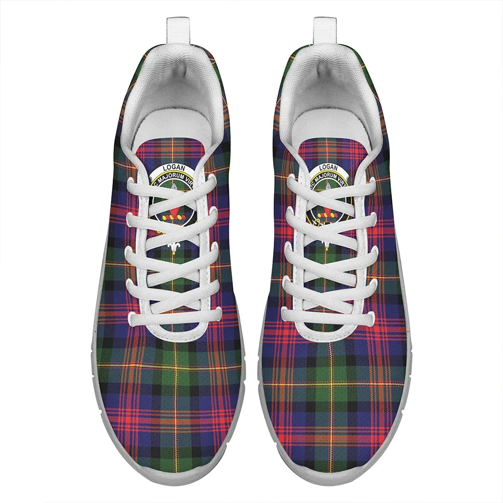 Logan Modern Tartan Crest Sneakers