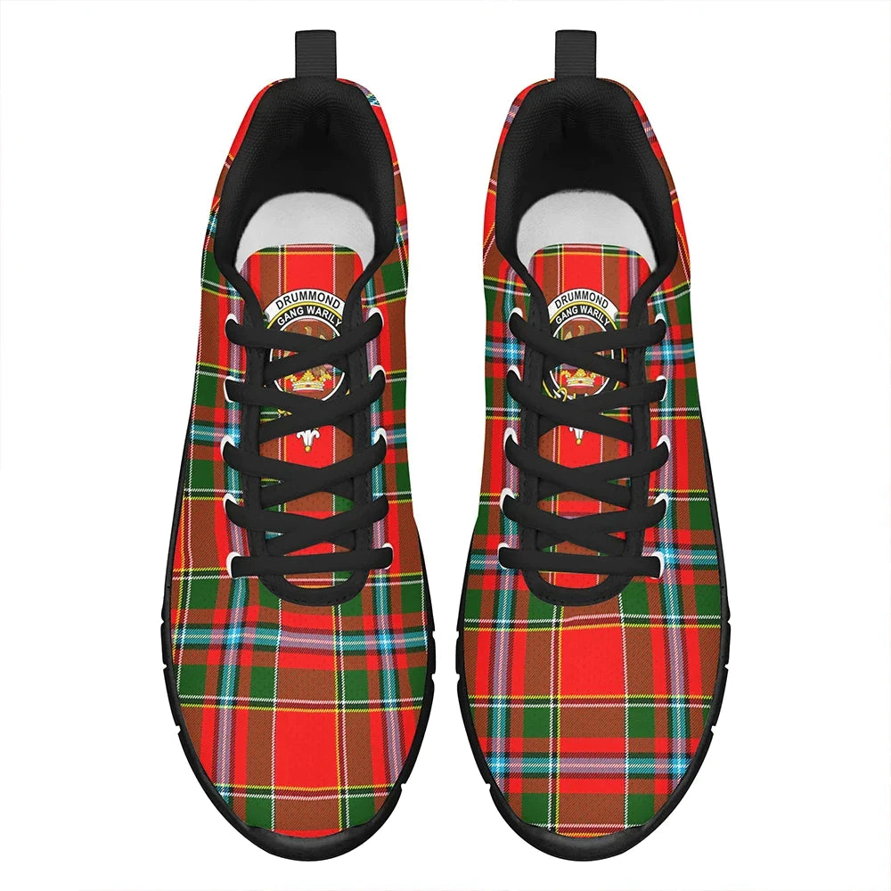 Drummond of Perth Tartan Crest Sneakers