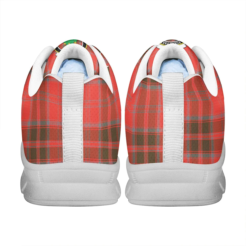 Grant Weathered Tartan Crest Sneakers