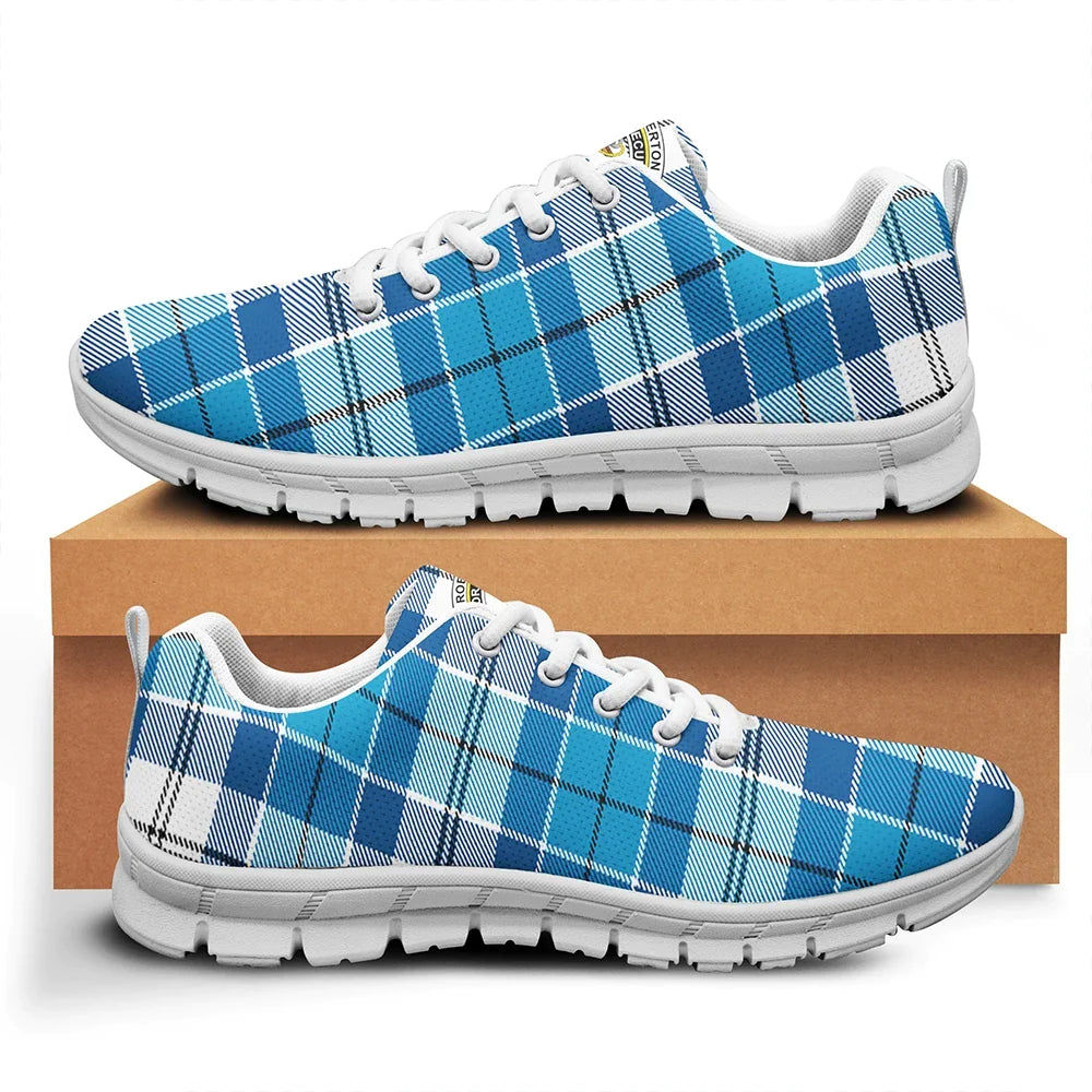 Roberton Tartan Crest Sneakers