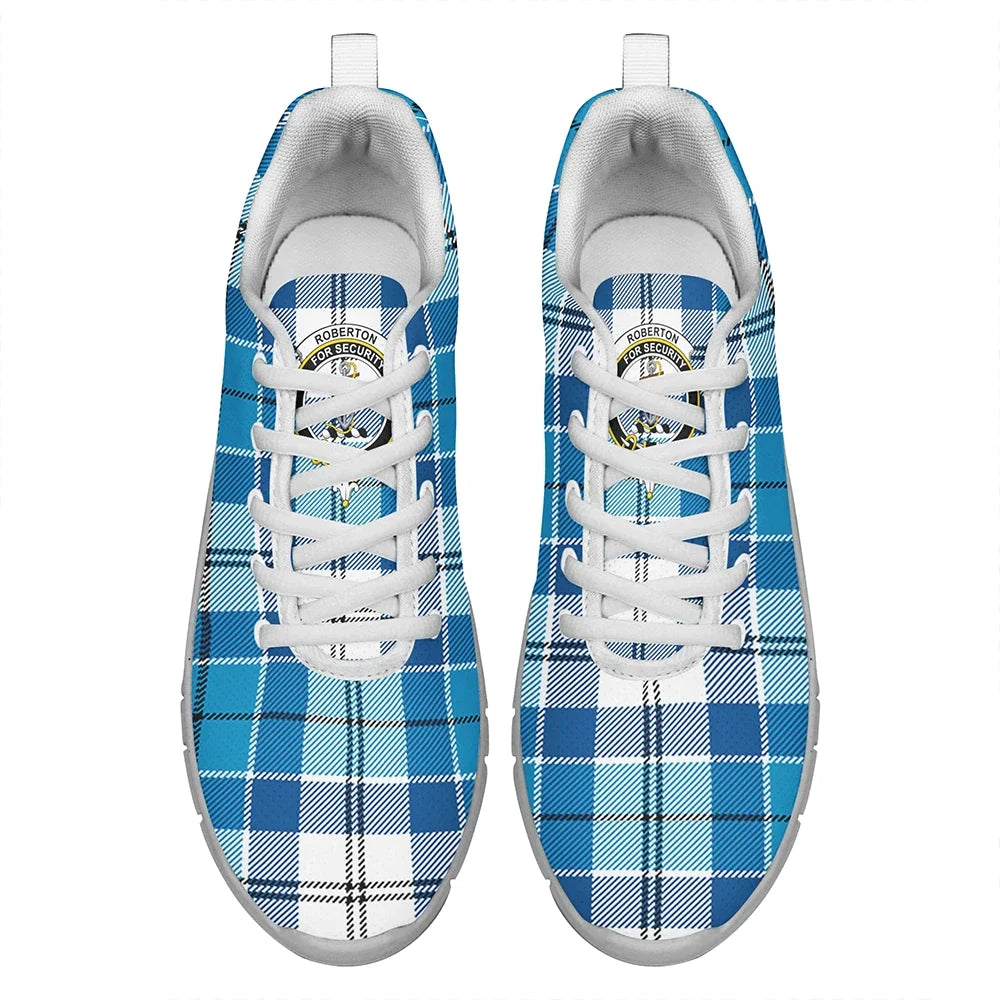 Roberton Tartan Crest Sneakers