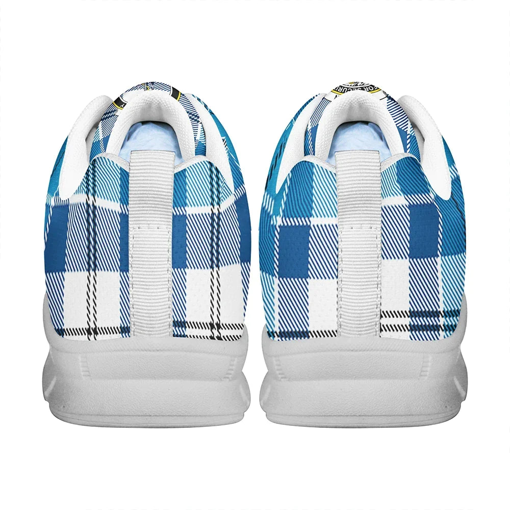 Roberton Tartan Crest Sneakers