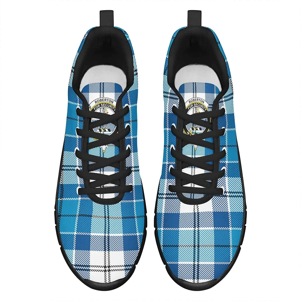 Roberton Tartan Crest Sneakers