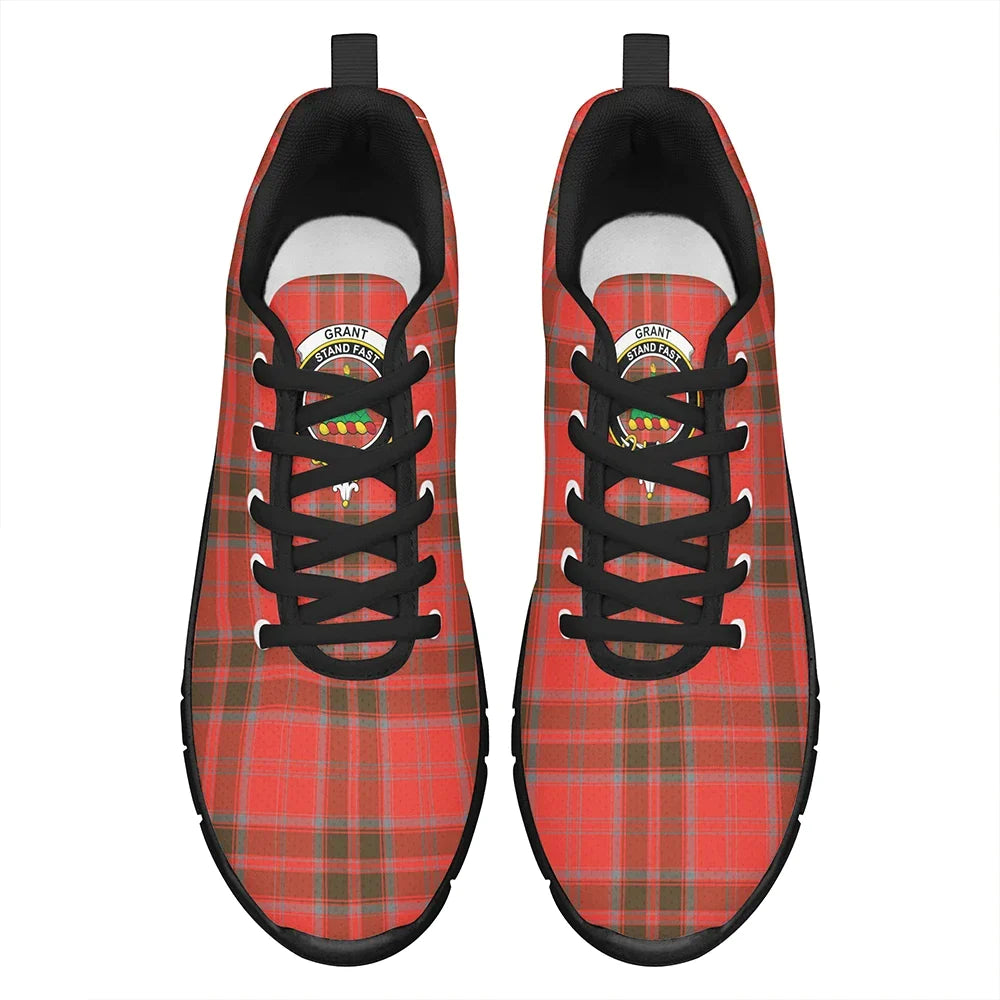 Grant Weathered Tartan Crest Sneakers