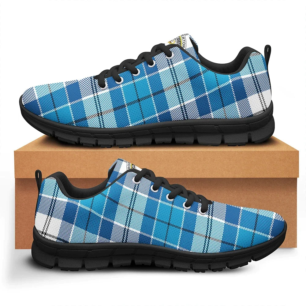 Roberton Tartan Crest Sneakers