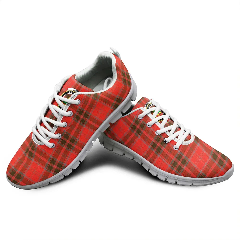 Grant Weathered Tartan Crest Sneakers